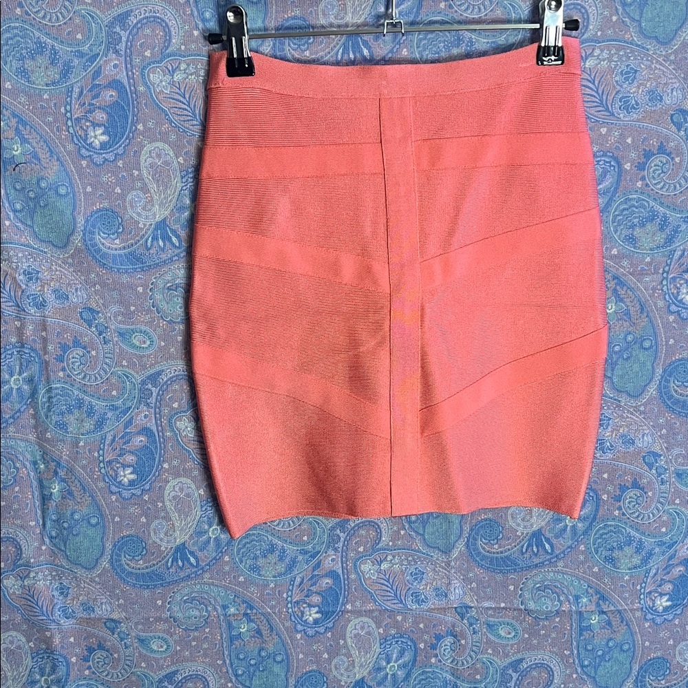 Bright Pink mini Skirt Bebe size XS